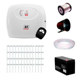 Kit Cerca El�trica com 40 mts JFL + Controle Remoto, Completo