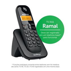 Telefone Sem Fio Intelbras Ts 3111 - Ramal - Sts