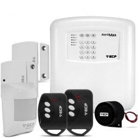 Kit Alarme Alard Max 4 Residencial e Comercial c/ 3 Sensores e Discadora Telef�nica - ECP
