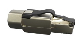 CONECTOR RJ45 MACHO DE CAMPO CAT.6A INDUSTRIAL BLINDADO