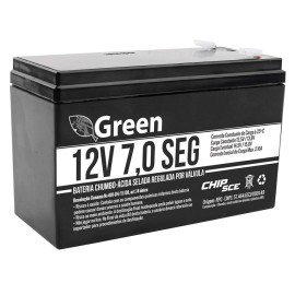   Bateria Selada 12V - Alarme Green  1880