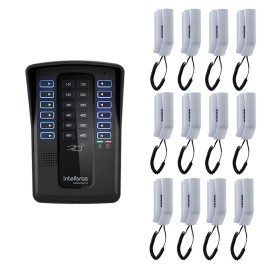 Kit Porteiro Eletr�nico Coletivo 12 Pontos Intelbras Collective 12 - Central de Interfone Coletivo + Interfone Interno