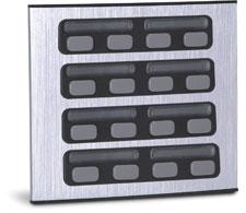 Unidade Externa de Porteiro Eletr�nico Duplo 16 Bot�es  90.02.01.847