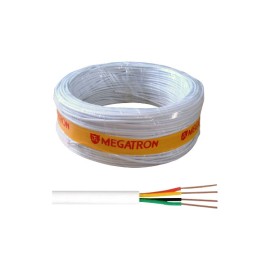    Cabo de Alarme 2 Pares ( 4 fios ) 0,50mm Megatron, Alum�nio Cobreado, Ideal para Instala��es de Alarme 100m