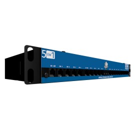   Rack Power Balun HD 8000 16 Ch De At� 5Mp Onix Security Leva Sinal de Video e Alimenta��o Atrav�s �nico Cabo e Fonte Inclusa, Horizontal 19 Padr�o U  1810
