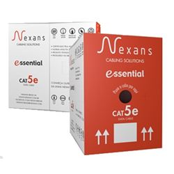 Cabo Lan Cat 5e U/utp Cmx Branco 4p 24 Awg Cx 305m