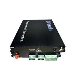 Conversor 8x Contato Seco (unidirecional) Monomodo (sm) 20km