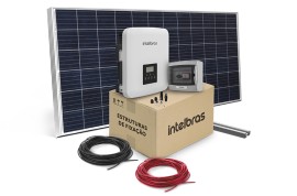 ENERGIA SOLAR INTELBRAS GERADORES MONOF�SICOS ON GRID 3,3 KWP E 4,95 KWP 