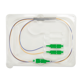 Splitter �ptico 1x2 com conector SC/APC Balanceado XFS 122 INTELBRAS   - R.P