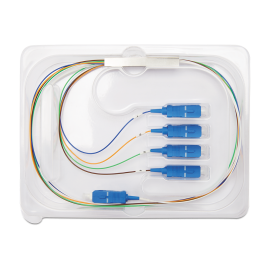 Splitter �ptico 1x4 com conector SC/UPC Balanceado XFS 141 INTELBRAS   - R.P