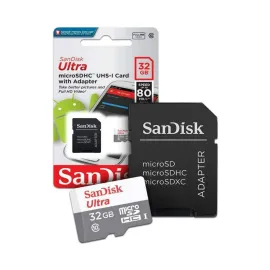CART�O DE MEM�RIA MICROSD 32GB  SANDISK ULTRA   - R.P