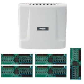 Kit Central de Interfonia e Comunica��o Condominial + Placa p/ 40 Ramais - Intelbras Comunic 48
