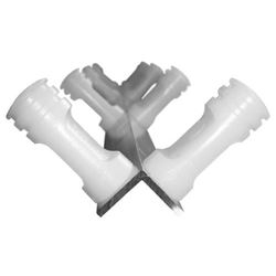 Cantoneira Alum�nio 75cm 4+4 Isoladores - Cx 10