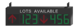 Parking Guidance 2-Way Indoor Number 8 LED Screen