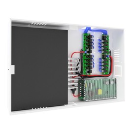   Rack Power Balun HD 8000 8 Ch De At� 5Mp Onix Security Leva Sinal de Video e Alimenta��o Atrav�s �nico Cabo e Fonte Inclusa, Organizador Vertical   1806