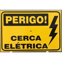 Placa De Aviso Alum�nio - 10 Pc - Cfu