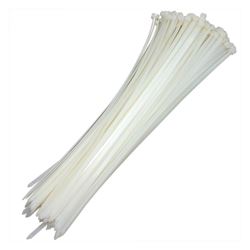 Abra�adeira De Nylon Branca 293 X 7,6 Mm 14201462