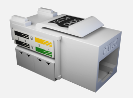 CONECTOR F�MEA SOHOPLUS CAT.5e T568A/B � BRANCO � ROHS