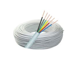 CABO ALARME 6 VIAS 0,50 MM - 100M - BRANCO