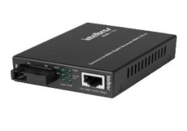 CONVERSOR DE MIDIA GIGA ETHERNET SM 20KM KGSD 1120A - INTELBRAS