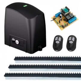 Kit Automatizador Deslizante Motor 1/3 HP Port�o Eletr�nico Slider Maxi Plus PL RCG