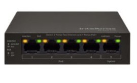 SF 500 PoE Switch 5 Portas Fast Ethernet Com 4 Portas PoE Intelbras