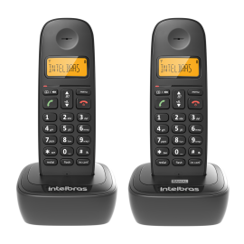 TELEFONES INTELBRAS  SEM FIO DIGITAL COM RAMAL ADICIONAL TS 2512