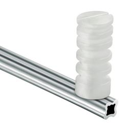 Haste Estrela De Alum�nio 0,75 4 Isoladores - 10 Pc