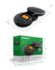 TELEFONE SEM FIO AUDIOCONFERENCIA TS 9160 PRETO - INTELBRAS