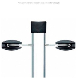 Big Haste Industrial 1 Metro 25x25, 12 Isoladores Castanha para Cerca El�trica