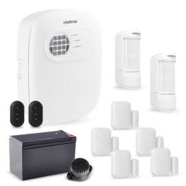 Kit Alarme Intelbras Monitorado Aplicativo Ethernet ANM24 NET Com 2 IVP Semi-Externo e 5 Magn�ticos Sem Fio