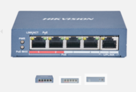 4 Port Fast Ethernet Unmanaged POE Switch.