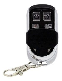 CONTROLE REMOTO ALARME PORT�O 4 BOTOES CROMADO IPEC TX CROMO
