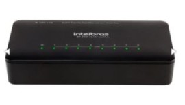 Switch Intelbras 8p Fast Com Vlan Fixa E Anti-Surto - SF 800 VLAN ULTRA