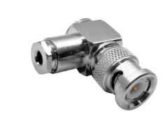 CONECTOR BNC MACHO ANGULAR 0,4/2,5 SOLDA