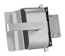 Fechadura PV90 1F-L AF Inox C/ Puxador  90.01.03.088