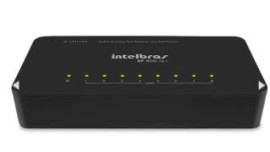 Switch 8 Portas Fast Ethernet POE SF 800Q+ INTELBRAS