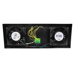 Kit Ventila��o 2 Ventiladores - Preto