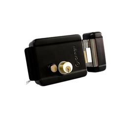 Fechadura 12v Revers C Bot�o Preta